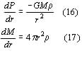 equations of hydrostatic equilibrium
