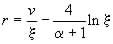 r equation